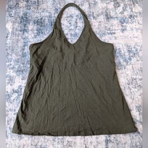 EUC Torrid Halter Top Olive Green Size 3 3X